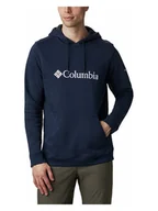 Bluzy sportowe męskie - Columbia Bluza "Logo" w kolorze granatowym - miniaturka - grafika 1