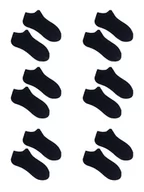 Skarpetki dla dzieci - Skarpety stopki krótkie czarne basic 6PAK 35-38 - miniaturka - grafika 1