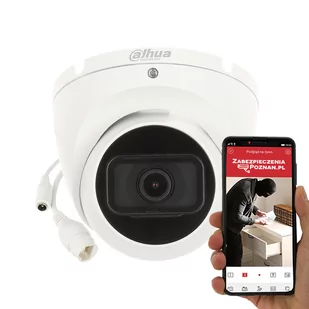 Biała kamera IP DAHUA IPC-HDW1530T-0360B-S6-WHITE 5MPx IR30 Mikrofon - Kamery IP - miniaturka - grafika 1
