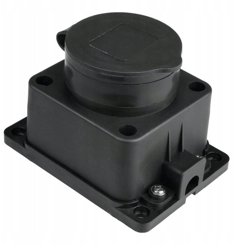 Gniazdo prądowe z uziemieniem pojedyńcze PG101 nat