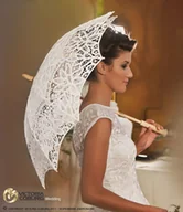 Parasole - Parasolka koronkowa MARIBOUTIQUE [Parasolka koronkowa ślubna MARIBOUTIQUE] - miniaturka - grafika 1
