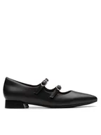 Półbuty damskie - Clarks Półbuty Natalyn Lane 26181929 Czarny - miniaturka - grafika 1