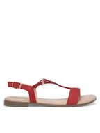 Sandały damskie - Lasocki Sandały ARENA RST-ARENA-08 Czerwony - miniaturka - grafika 1