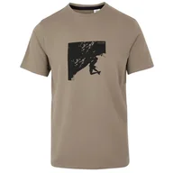 Koszulki sportowe męskie - Koszulka męska Regatta Fingal Stretch Rozmiar: 5XL / Kolor: brązowy - miniaturka - grafika 1