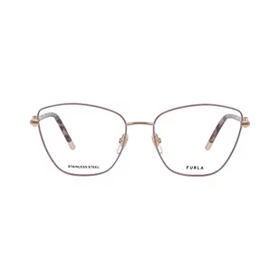Furla VFU549 Okulary, Shiny Gold Copper z Coloured Parts, 55 damskie, Shiny Gold Copper With Coloured Parts, 55 - Okulary przeciwsłoneczne - miniaturka - grafika 1