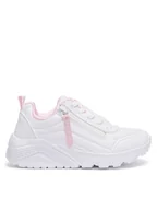 Buty dla dziewczynek - Skechers Sneakersy UNO LITE 310387L WHT Biały - miniaturka - grafika 1