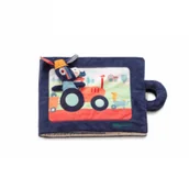 Zabawki sensoryczne - Miękka książeczka aktywizująca "Osiołek Ignace na farmie" 18 m+ Lilliputiens - miniaturka - grafika 1