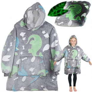 Ciepła Bluza Koc Świecąca Dla Dziecka Junior 2W1 - Koce Ciepła Bluza Koc Świecąca Dla Dziecka Junior 2W1 - Koce - miniaturka - grafika 1