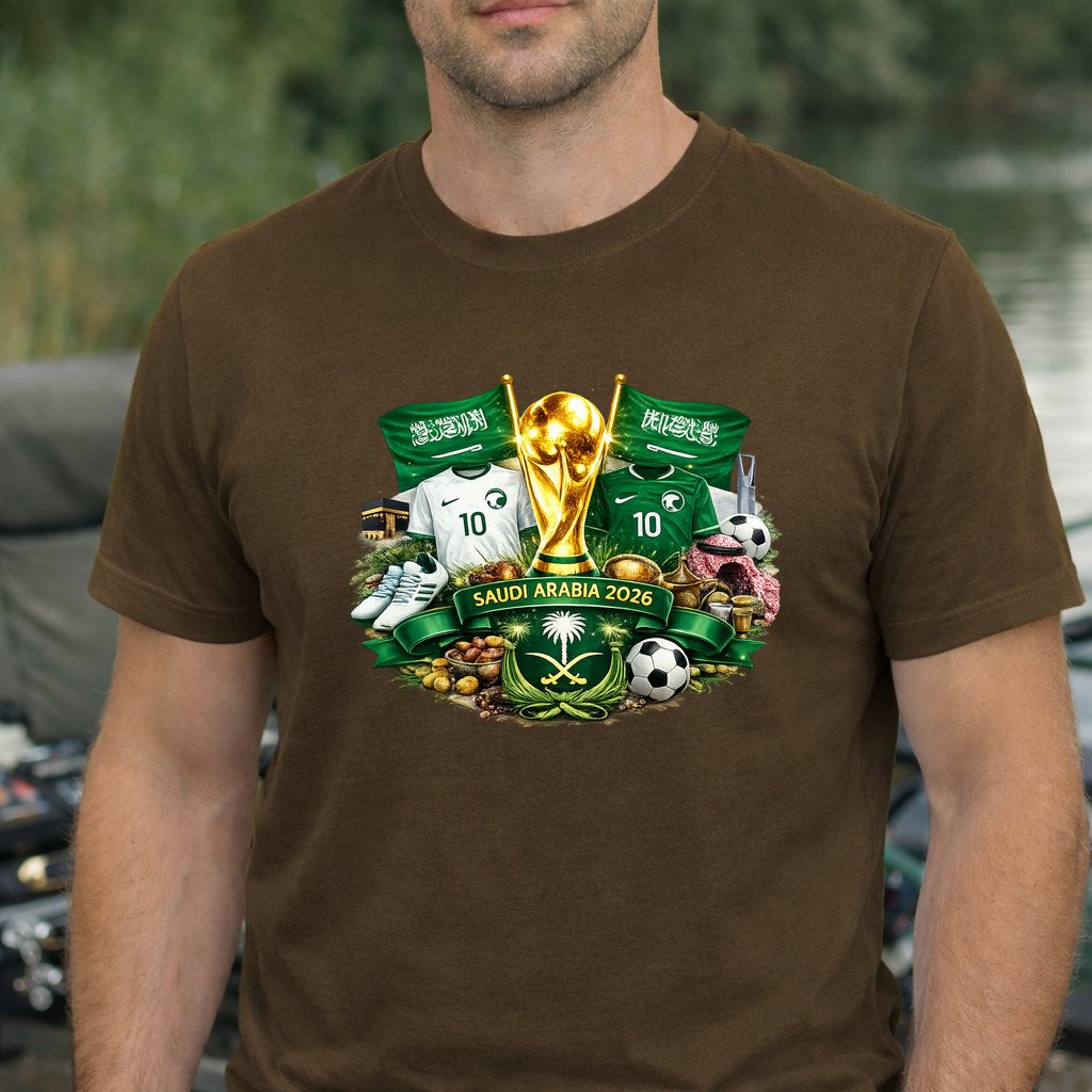 Koszulka WORLD CUP 2026 kolor brązowy rozmiar XS
