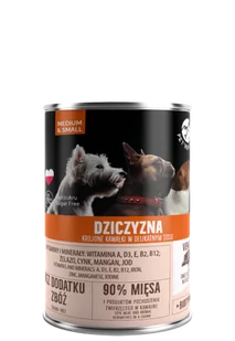 Pet Republic PetRepublic kawałki w sosie z dziczyzną 400g 56555-uniw - Mokra karma dla psów - miniaturka - grafika 1