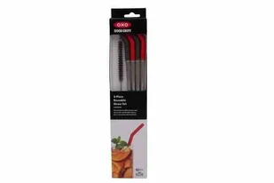 OXO-Zestaw stalowych słomek+czyścik 5el.Good Grips - Słomki do napojów - miniaturka - grafika 12