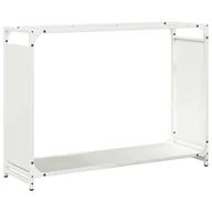 Wózki magazynowe - vidaXL Stojak na drewno opałowe 90x28x65 cm Stal walcowana na zimno - miniaturka - grafika 1