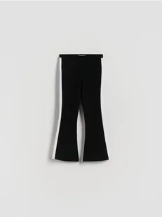 Reserved - Spodnie z lampasami - czarny - Spodnie i spodenki dla dziewczynek - miniaturka - grafika 1