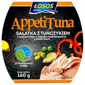 Konserwy i dania rybne - ŁOSOŚ Sałatka z Tuńczykiem, Dzikim Ryżem i Imbirem Marynowanym z Warzywami 160g - miniaturka - grafika 1