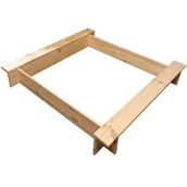 Place zabaw - SASKA GARDEN Piaskownica tradycyjna z ławeczką Saska Garden - miniaturka - grafika 1