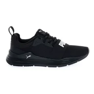 Buty dla dziewczynek - Puma Wired Run trampki dziecięce czarny biały rozmiar 39 - miniaturka - grafika 1