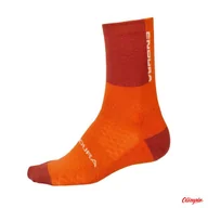 Skarpetki kolarskie - Skarpety rowerowe damskie Endura BaaBaa Merino Winter Sock Orange - miniaturka - grafika 1