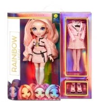 MGA Entertainment Rainbow High Rainbow High Bella Parker Pink Lalka Modowa 570738 0000044273 - Lalki dla dziewczynek - miniaturka - grafika 1