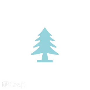 Dalprint Dziurkacz ozdobny papier/pianka 3,8cm Choinka - Przybory szkolne - miniaturka - grafika 1