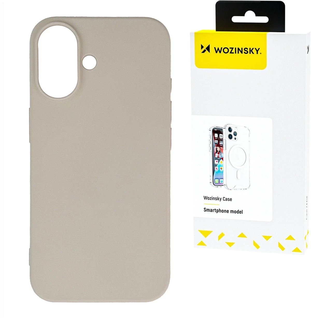 SILIKONOWE ETUI WOZINSKY SILICONE CASE NA SAMSUNG GALAXY S25+ - BEŻOWE