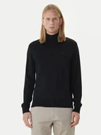 Swetry męskie - Calvin Klein Golf LV04LD317G Czarny Regular Fit - miniaturka - grafika 1