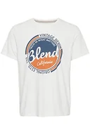 Koszulki męskie - Blend Męski T-shirt T-shirt, 110602/Snow biały, XXL, 110602/Snow White, XXL - miniaturka - grafika 1