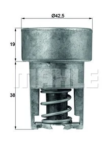 Termostat, płyn chłodzący Mahle TX 98 82 - Termostaty - miniaturka - grafika 1