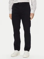Spodnie męskie - Tommy Hilfiger Chinosy Denton MW0MW25964 Granatowy Straight Fit - miniaturka - grafika 1