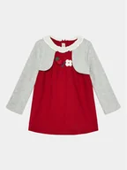 Sukienki i spódniczki dla dziewczynek - Mayoral Sukienka codzienna 2.843 Czerwony Regular Fit - miniaturka - grafika 1