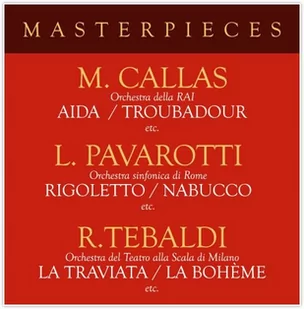 ZYX Music Masterpieces with Pavarotti, Callas & Tebaldi - Muzyka klasyczna - miniaturka - grafika 1