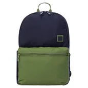 Plecaki - TOTTO Plecak miejski zielony i niebieski - Dragonar - miniaturka - grafika 1