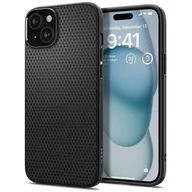 Etui i futerały do telefonów - Etui do iPhone 15 Plus Spigen Liquid Air Case obudowa plecki ochronne Matte Black - miniaturka - grafika 1