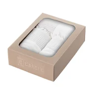 Ręczniki - Zestaw ręczników Trevor 3szt. white grey - miniaturka - grafika 1