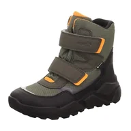 Śniegowce damskie - Superfit Rocket Gore-Tex śniegowce z ciepłą podszewką, zielone/pomarańczowe 7000, 41 EU szerokie, Zielony pomarańczowy 7000, 41 EU Weit - miniaturka - grafika 1