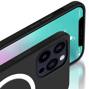 Etui do MagSafe Ultra Slim Mag Alogy do ładowarek Qi do Apple iPhone 13 Pro Czarne + Ładowarka indukcyjna - Etui i futerały do telefonów - miniaturka - grafika 3