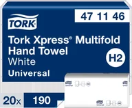 Ręczniki papierowe - Garmin Leaflet towel paper Tork Xpress Multifold Universal H2 2 layers., 23,4 x 21,3 cm 20 pcs - miniaturka - grafika 1