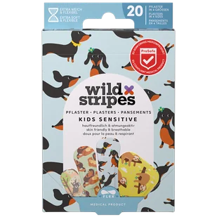 Wild Stripes Kids Sensitive, plastry dla dzieci, Animal, 20 sztuk - Inne akcesoria do pielęgnacji dzieci Wild Stripes Kids Sensitive, plastry dla dzieci, Animal, 20 sztuk - Inne akcesoria do pielęgnacji dzieci - miniaturka - grafika 1