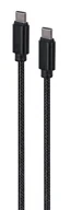 Kable USB - GEMBIRD KABEL USB TYPE-C -> USB TYPE-C 1.8M, ŁADOWANIE/TRANSMISJA DANYCH, CZARNY - miniaturka - grafika 1