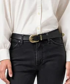 Paski - DAMSKI PASEK WRANGLER WESTERN SUN BELT BLACK 112365347 - Wrangler - miniaturka - grafika 1