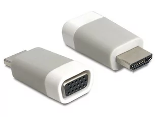 Delock adapter HDMI-A(M)->VGA(F) 65472 - Adaptery i przejściówki - miniaturka - grafika 2