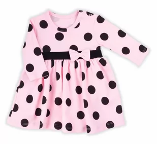 Sukienko-body niemowlęce wyprawka Bunny Nicol - 56 - Sukienki i spódniczki dla dziewczynek - miniaturka - grafika 1