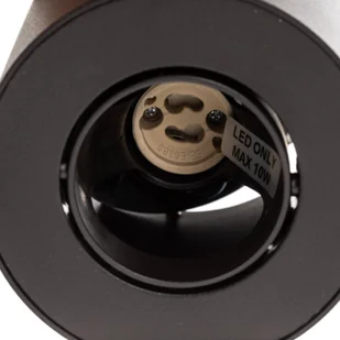 Nowodvorski LAMPA sufitowa SET 8900 minimalistyczna OPRAWA metalowa tuba downlight czarna 8900 - Lampy sufitowe - miniaturka - grafika 6