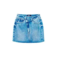 Spódnice - Desigual Damska spódnica, niebieski, M - miniaturka - grafika 1