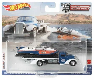 HOT WHEELS PREMIUM CLASSIC HYDRO PLANE HCR31 - Samochody i pojazdy dla dzieci - miniaturka - grafika 1