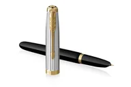 Pióra wieczne - Pióro Wieczne Parker 51 Premium Czarne GT M - 2169061 - miniaturka - grafika 1