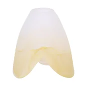 Dom i wnętrze OUTLET - Biało-żółty klosz matowy K-HP-LX-084 ŻÓŁTY MAZ KLOSZ (｡◕‿◕｡) - miniaturka - grafika 1