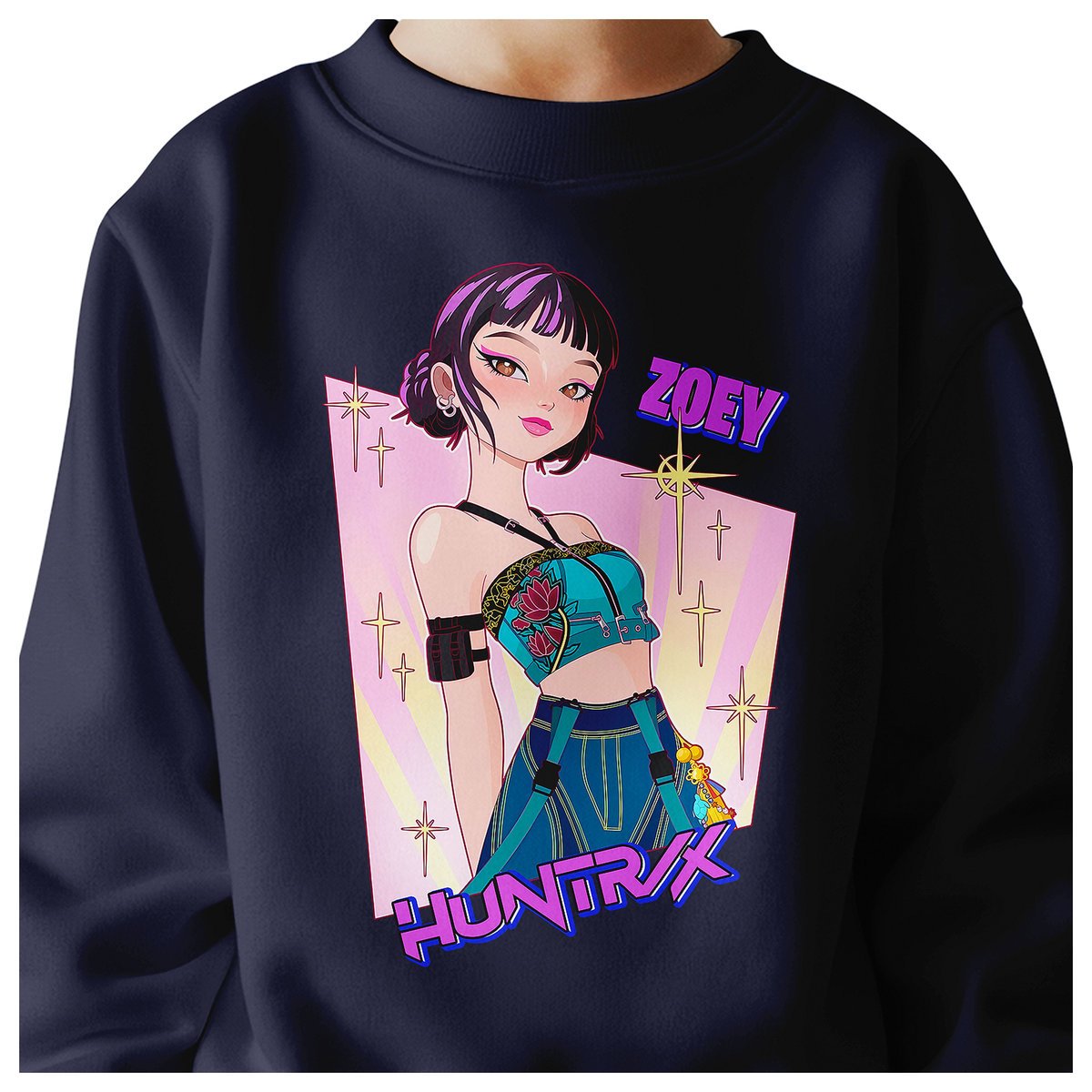 BLUZA DZIECIĘCA HUNTRIX ZOEY KPOP 110-116 BAWEŁNIANA JAKOŚĆ