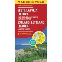 Estonia Łotwa Litwa mapa - Euro Pilot - Atlasy i mapy - miniaturka - grafika 1