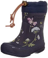 Kalosze damskie - Bisgaard Kalosze termiczne dla dzieci, uniseks, Flowers Blue, 30 EU - miniaturka - grafika 1