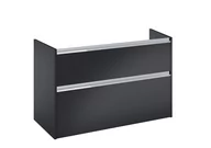 Szafki łazienkowe - Roca Gap Pro Szafka łazienkowa 99,1x46x66,3 cm bez blatu czarny mat A857901532 - odbiór osobisty: Kraków, Warszawa - miniaturka - grafika 1